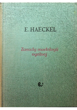 Zasady morfologii ogólnej