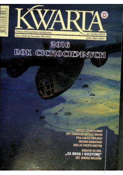 Kwarta Nr 1(18) / 16 Za Boga i Ojczyznę Cichociemni