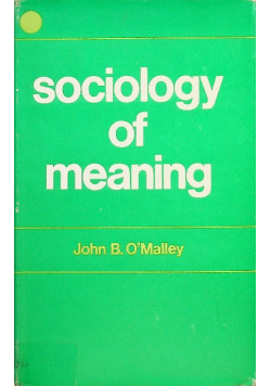 sociology of meaning