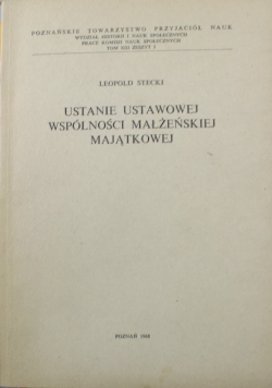 Ustanie ustawowej wspólności małżeńskiej majątkowej