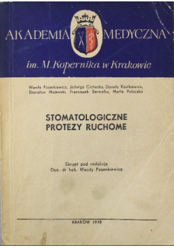 Stomatologiczne protezy ruchome