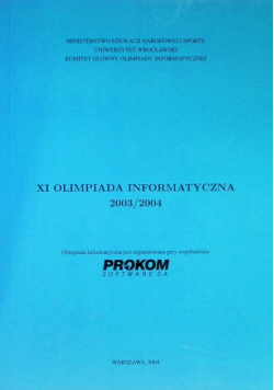 XI olimpiada informatyczna 2003/2004
