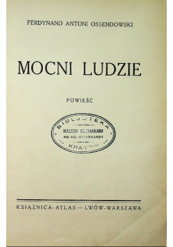 Mocni Ludzie 1935 r.