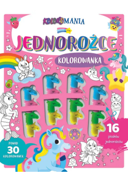 Koloromania jednorożce kolorowanka