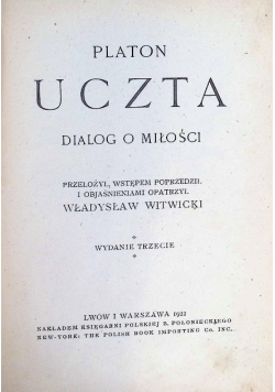 Platon uczta 1921 r