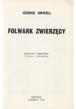 Folwark zwierzęcy
