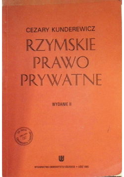 Rzymskie prawo prywatne