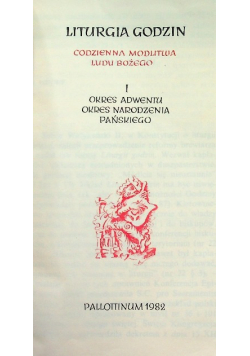 Liturgia godzin Tom 1