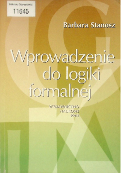 Wprowadzenie do logiki formalnej