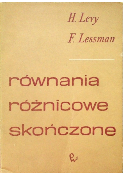 Równania różnicowe skończone
