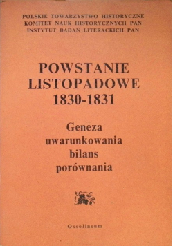 Powstanie listopadowe 1830 - 1831