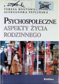 Psychospołeczne Aspekty Życia Rodzinnego