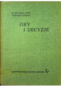 Gry i decyzje