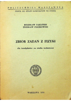 Zbiór zadań z fizyki