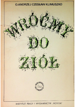 Wróćmy do ziół