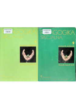 Pedagogika specjalna Tom I i II