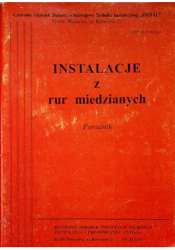 Instalacje z rur miedzianych poradnik