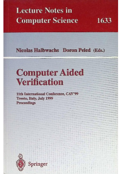 Lecture Notes in Computer Science Computer Aided Verification 1633