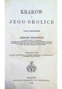 Kraków i jego okolice 1866r.