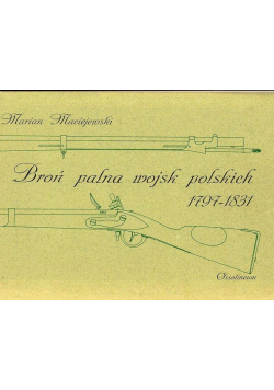 Broń palna wojsk polskich 1797  - 1831