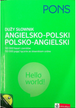 Duży słownik angielsko polski polsko angielski