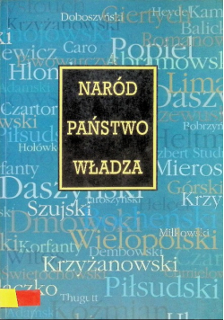 Naród państwo władza