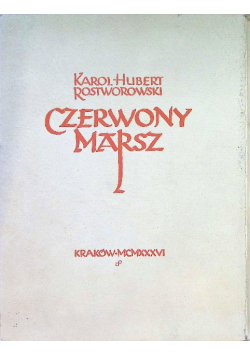 Czerwony Marsz 1936 r.