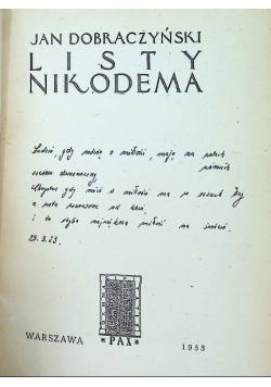 Listy Nikodema