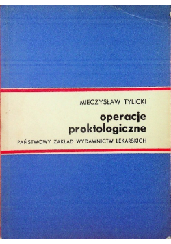 Operacje proktologiczne