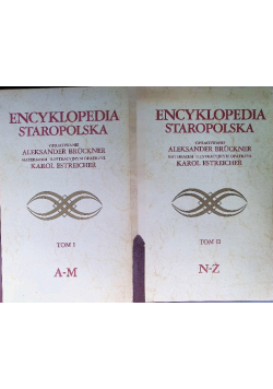 Encyklopedia staropolska Tom 1 i 2