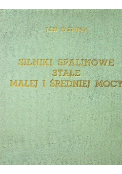 Silniki spalinowe stałe małej i średniej mocy