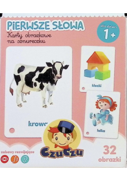 Pierwsze słowa Karty obrazkowe na sznureczku