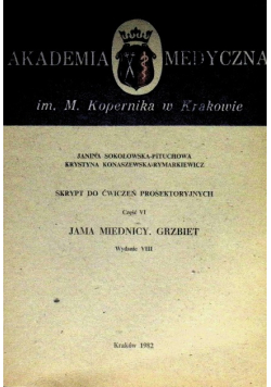Skrypt do ćwiczeń prosektoryjnych - jama miednicy grzbiet Część 6