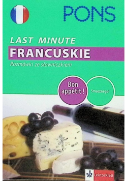 Last Minute Francuskie rozmówki ze słowniczkiem