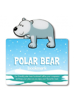 Zwierzęca zakładka do książki - Niedźwiedź polarny