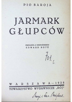 Jarmark głupców 1928 r.