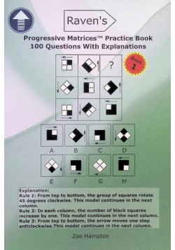 Raven's progressive matrices TM practice test: Prepare with 60 RPM/SPM IQ questions with explanations