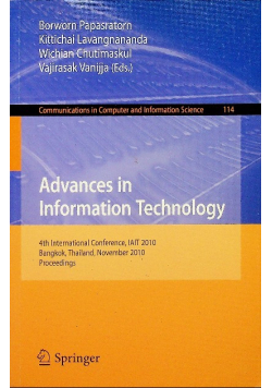 Advances in Information Technology