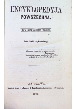 Encyklopedyja powszechna Tom 23 1866 r.