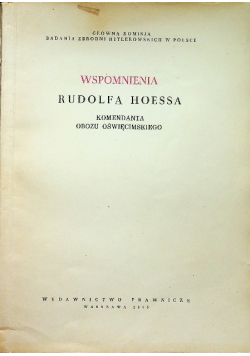 Wspomnienia Rudolfa Hoessa
