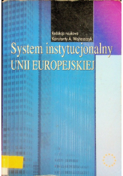 System instytucjonalny Unii Europejskiej