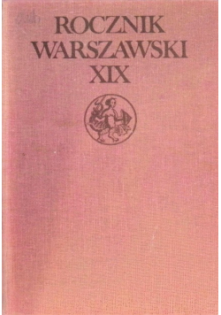 Rocznik Warszawski XIX