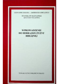 Wprowadzenie do hebrajszczyzny biblijnej