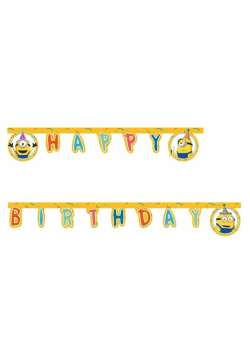 Banner Minions 2 The Rise of Gru - Happy Birthday