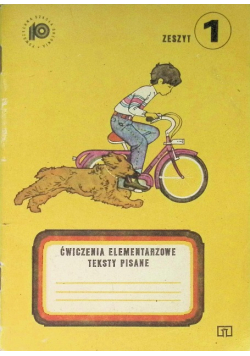 ćwiczenia elementarzowe teksty pisane Zeszyt 1