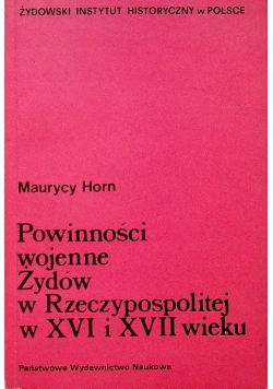 Powinności wojenne Żydów w Rzeczypospolitej
