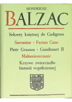 Sekrety księżnej De Cadignan Sarrasine