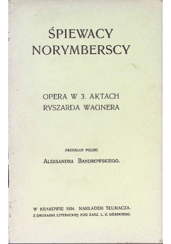 Śpiewacy Norymberscy opera