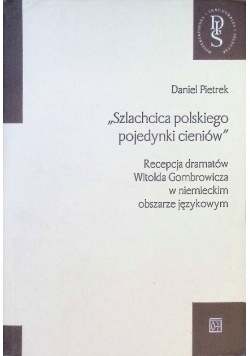 Szlachcica polskiego pojedynki cieniów