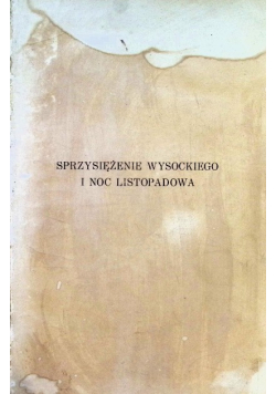Sprzysiężenie Wysockiego i noc listopadowa 1925 r.